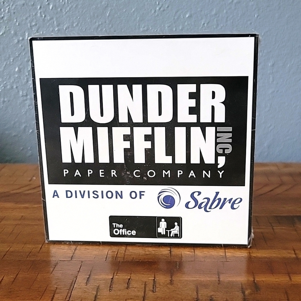 Office Dunder Mifflin Inc Paper Company Wall Hanging Sign